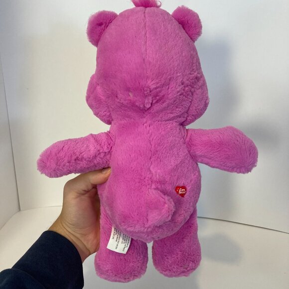 Care Bears Shine Bright Bear 2017 Plush Sun Heart Pink Purple 14" Stuffed - Picture 6 of 12